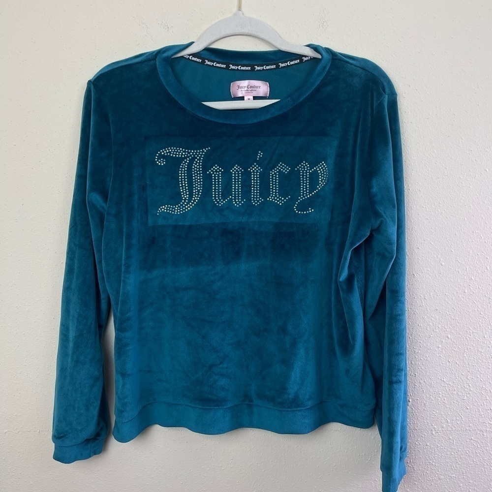 Juicy Couture Velour Pajama Top Size Medium